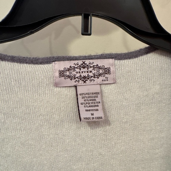 Oliver by Escio Gray Open-Front Cardigan – Size M - Picture 2 of 3